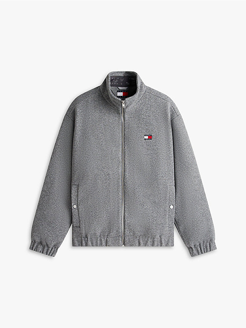 Erkek Tjm Essential Wool Ceket Gri DM0DM222880IM