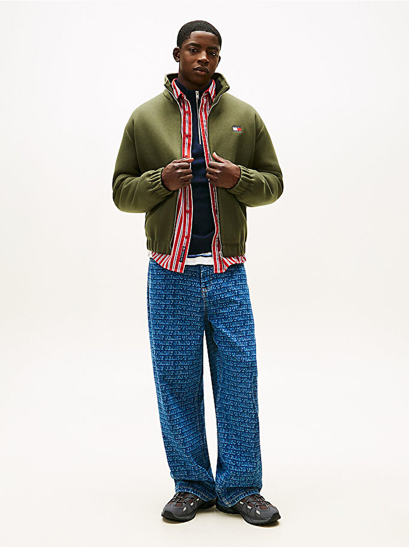 Erkek Tjm Essential Wool Ceket Yeşil DM0DM22288GY1