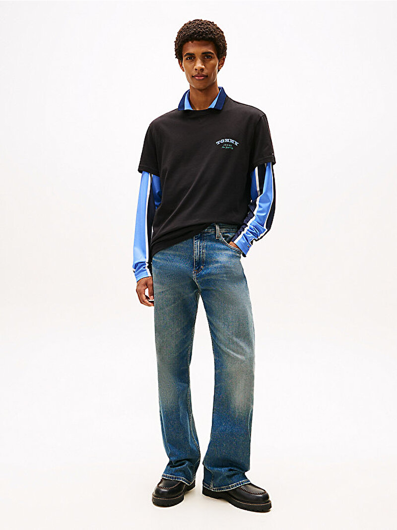 Erkek Tjm Reg Dollar T-shirt Siyah DM0DM22318BDS