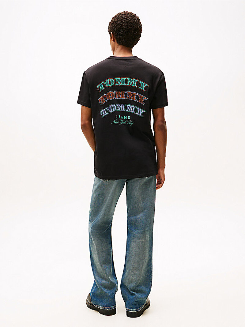 Erkek Tjm Reg Dollar T-shirt Siyah DM0DM22318BDS