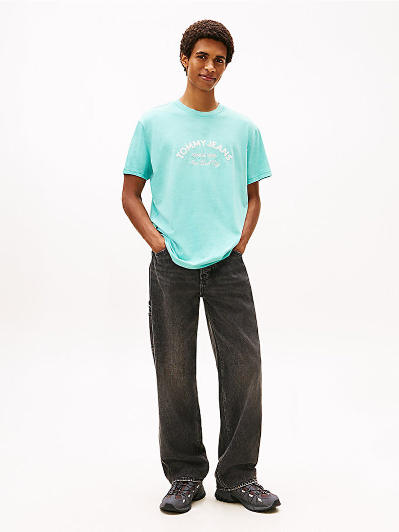 Erkek Tjm Reg Center T-shirt Yeşil DM0DM22328CTN