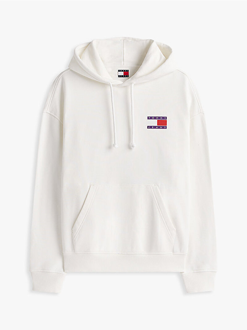 Erkek Tjm 90S Dna Play Hoodie Ekru DM0DM22379YBL