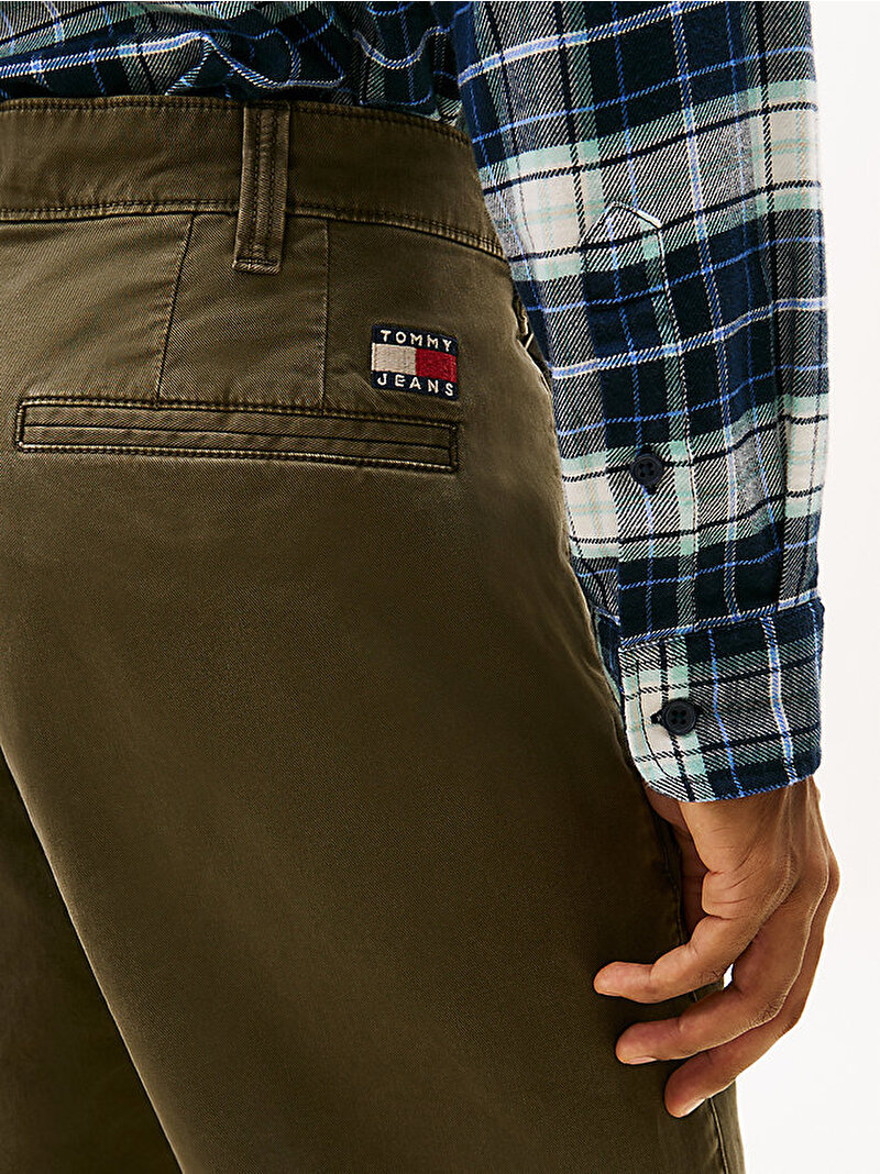 Erkek Tjm Otis Cotton Twil Pantolon Yeşil DM0DM22649GY1