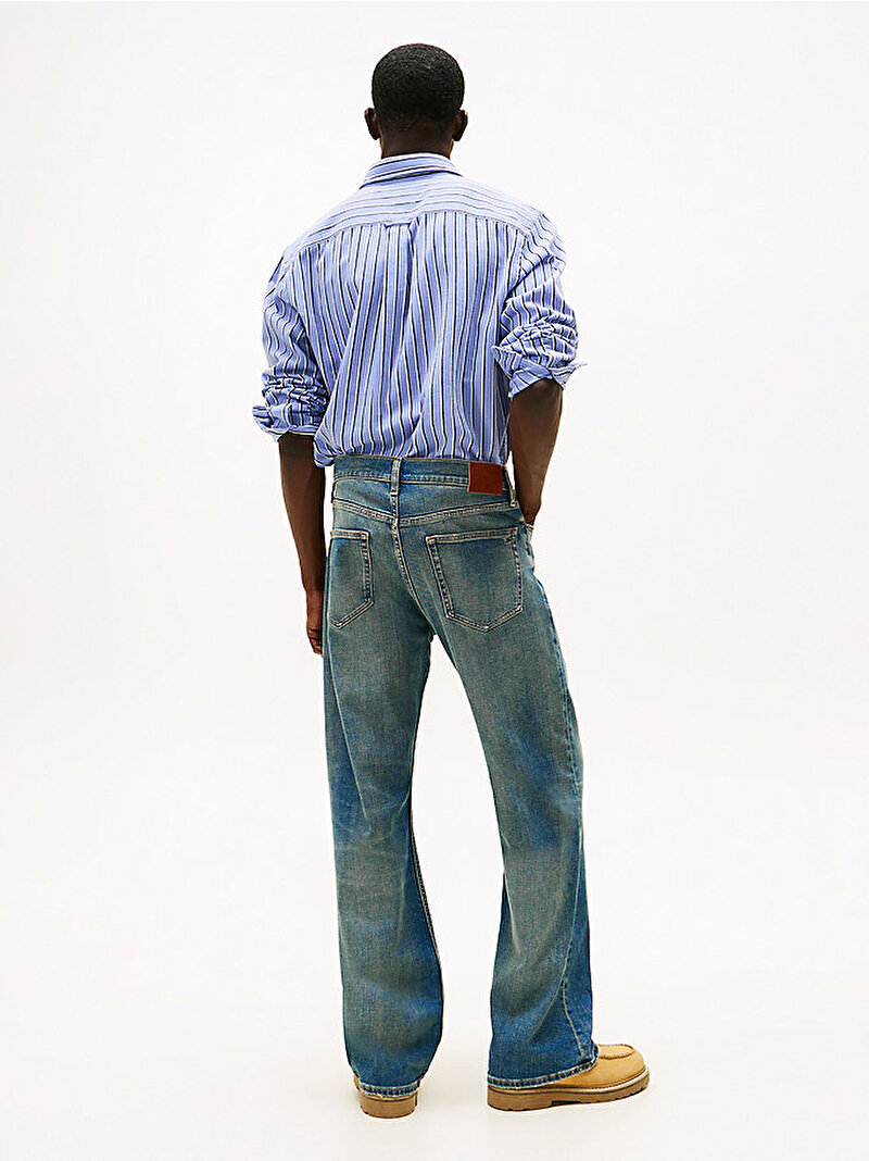 Erkek Robbie Relaxed Bootcut Jean Pantolon Lacivert DM0DM228571BK