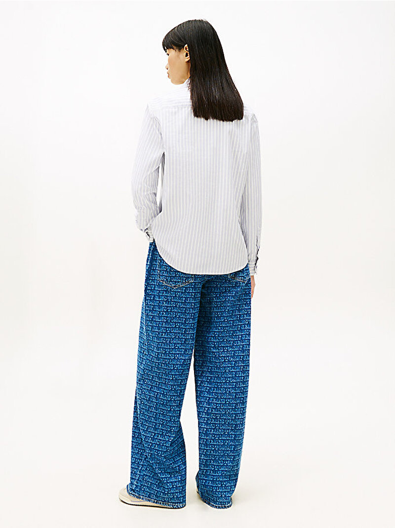 Kadın Tjw Reg Oxford Gömlek Mavi DW0DW19890C5U