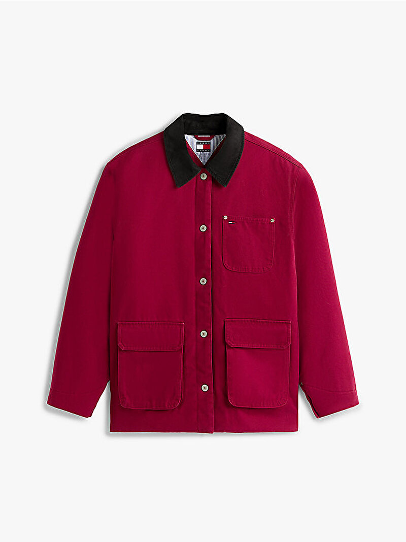 Kadın Tjw Twill Ceket Kırmızı DW0DW22047VLC