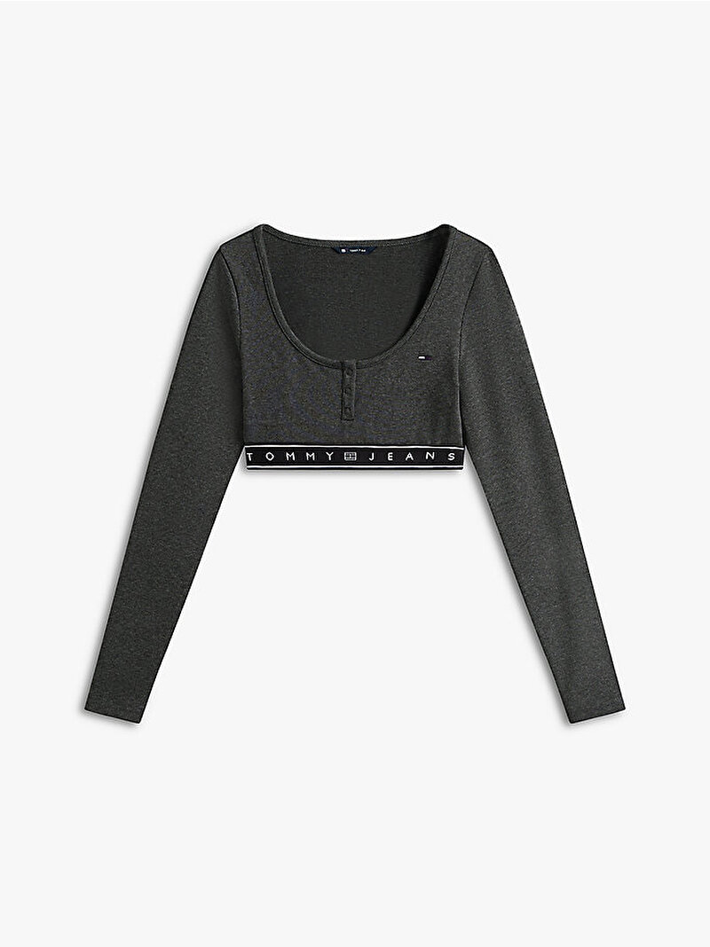 Kadın Tjw Sp Crp Tape T-shirt Antrasit DW0DW22538P4E