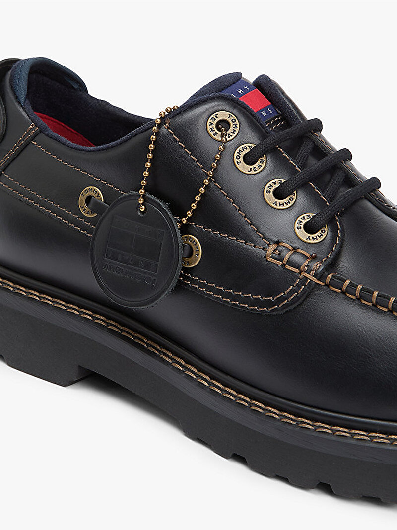 Erkek Archive '01 Boat Loafer Siyah EM0EM01651BDS