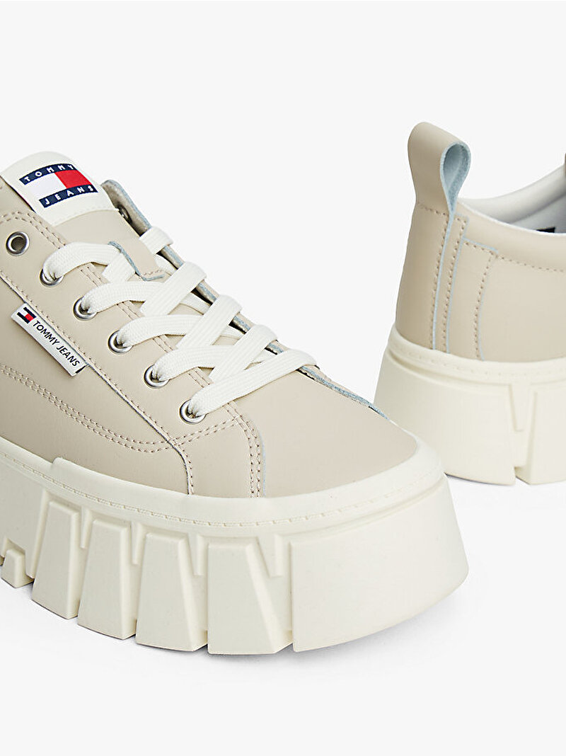 Kadın Tjw Vulc Flatform Sneaker Bej EN0EN03008ABY