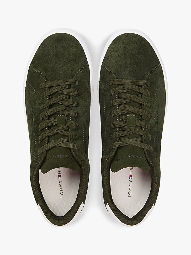 Erkek Th Court Core Suede Sneaker Yeşil FM0FM05716M1Q