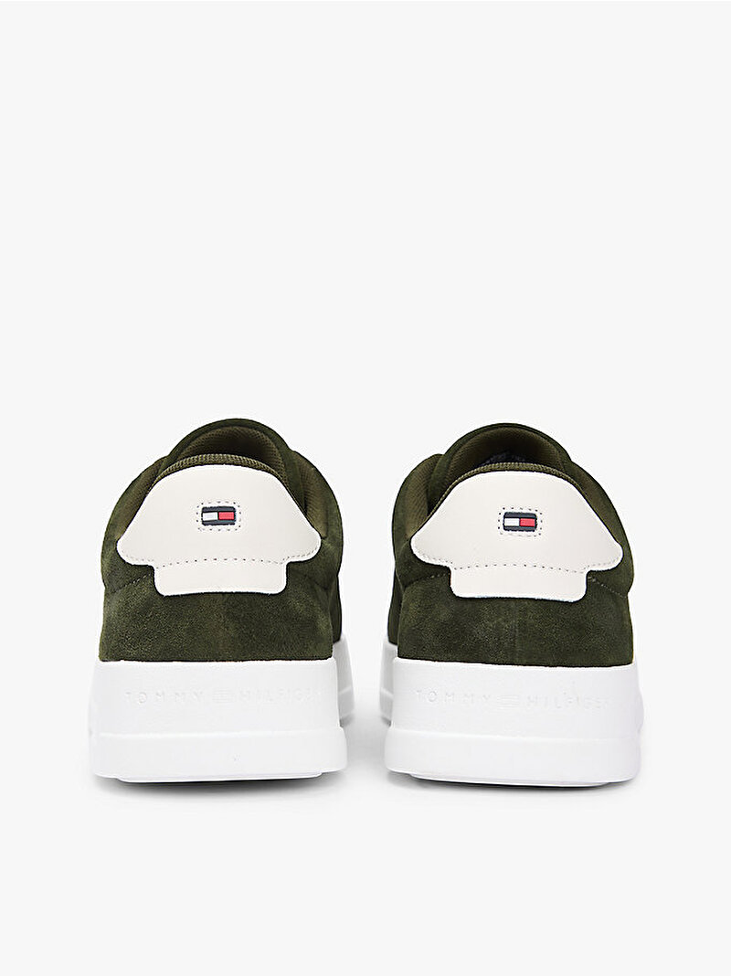 Erkek Th Court Core Suede Sneaker Yeşil FM0FM05716M1Q