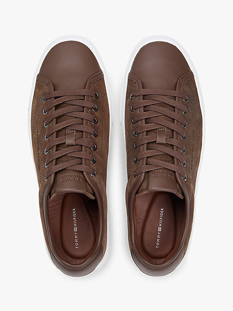 Erkek Premium Dress Leather Sneaker Kahverengi FM0FM05842GV0