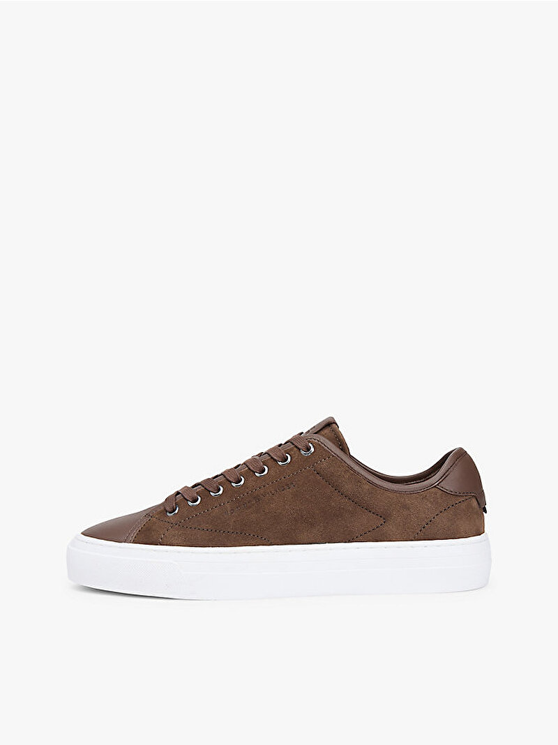 Erkek Premium Dress Leather Sneaker Kahverengi FM0FM05842GV0