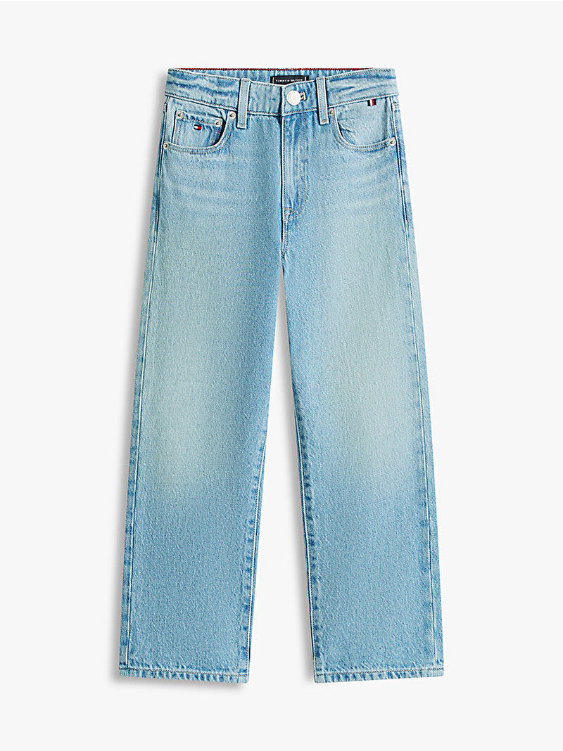 Erkek Çocuk Baggy Light Jean Pantolon Mavi KB0KB100371AA