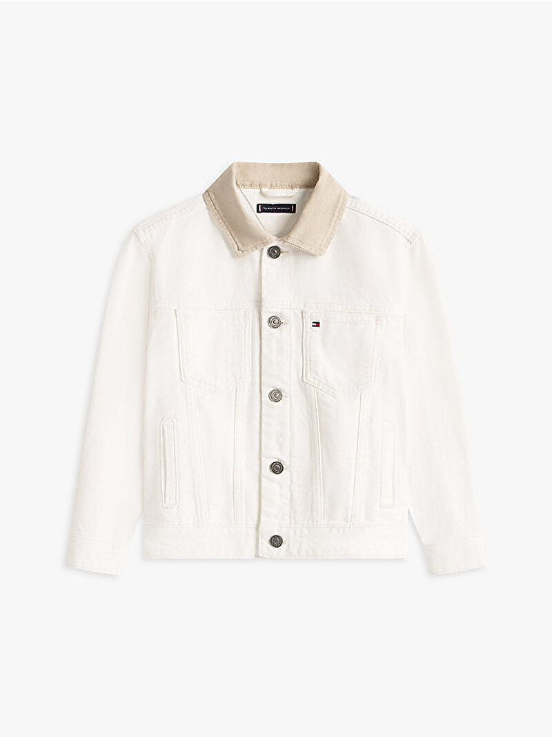 Erkek Çocuk Heritage Flag Denim Ceket Mavi KB0KB100821CD