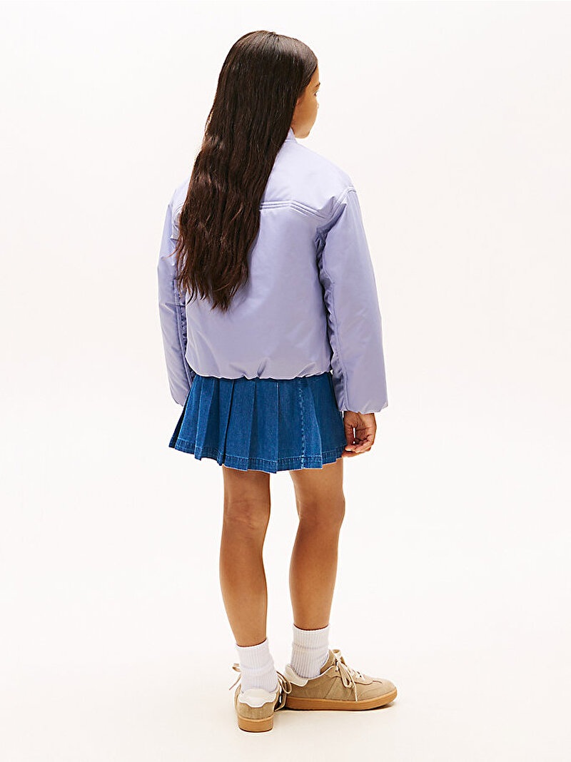 Kız Çocuk Padded Bomber Ceket Mor KG0KG08927C5U