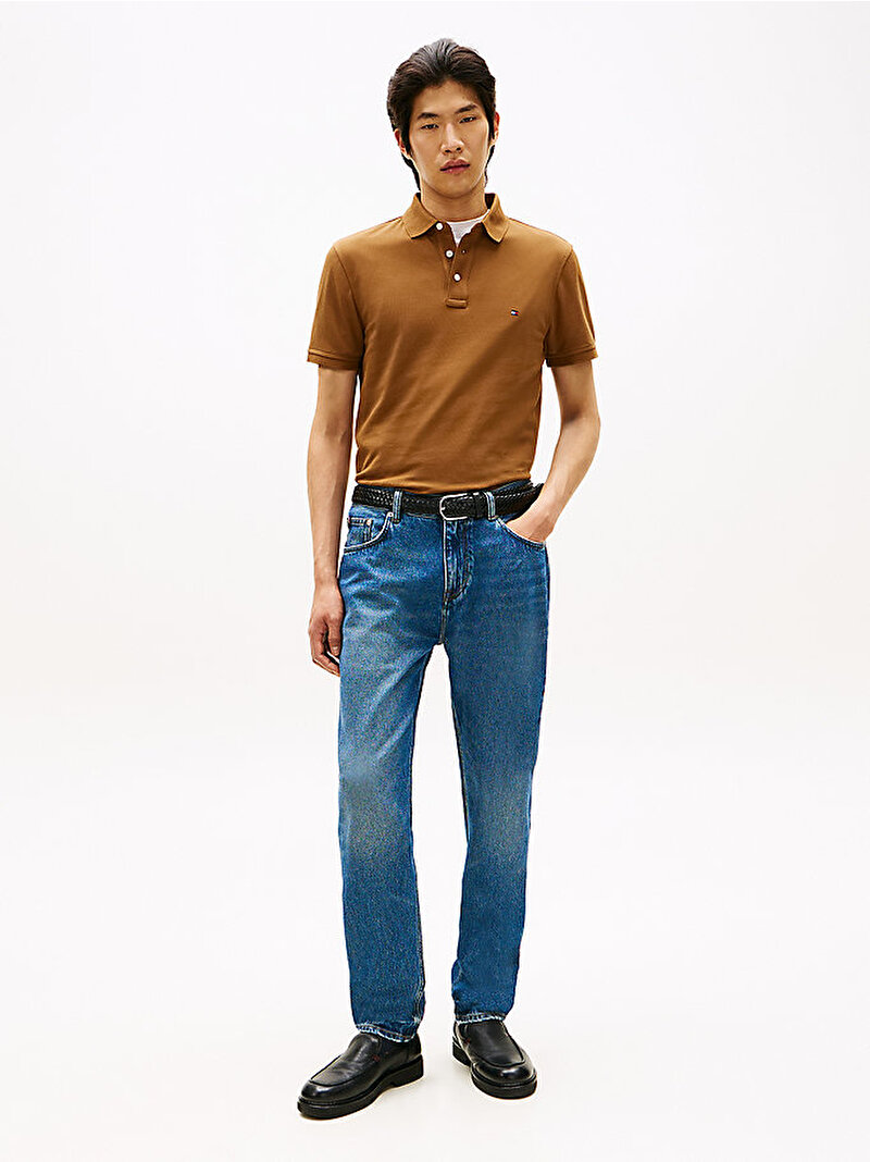 Erkek 1985 Slim Polo T-shirt Kahverengi MW0MW17771GWP