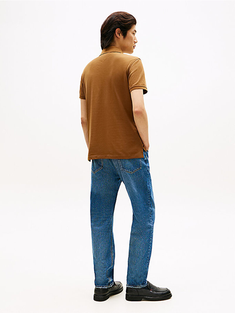 Erkek 1985 Slim Polo T-shirt Kahverengi MW0MW17771GWP