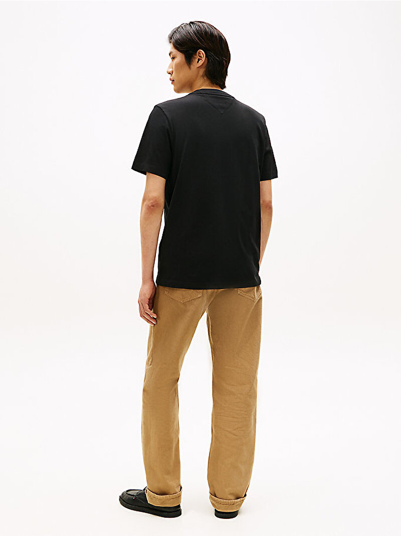 Erkek Logo T-shirt Siyah MW0MW33691BDS