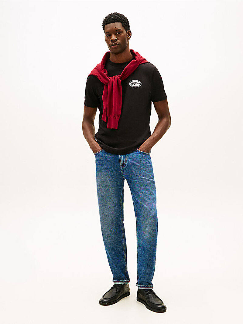 Erkek Hilfiger Service T-shirt Siyah MW0MW41460BDS