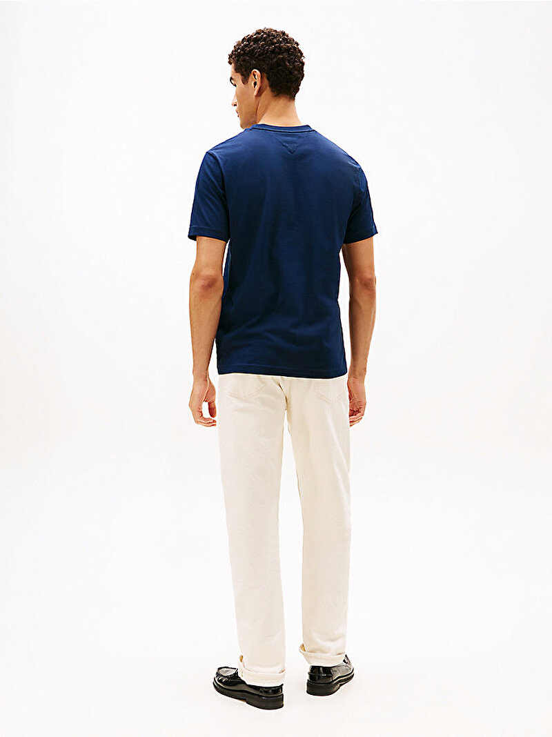 Erkek Photo Print Graphic T-shirt Lacivert MW0MW41464C1G