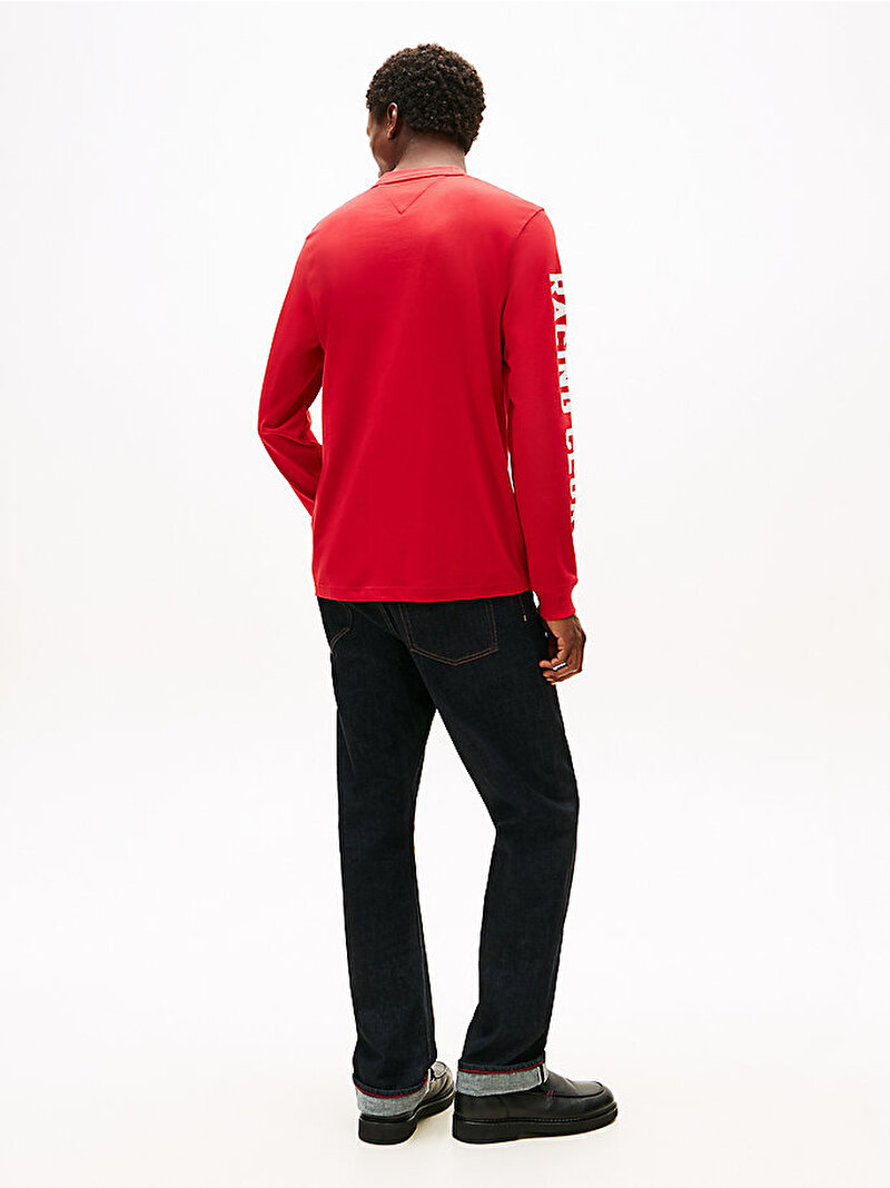 Erkek Modern Athleisure T-shirt Kırmızı MW0MW41467XLD