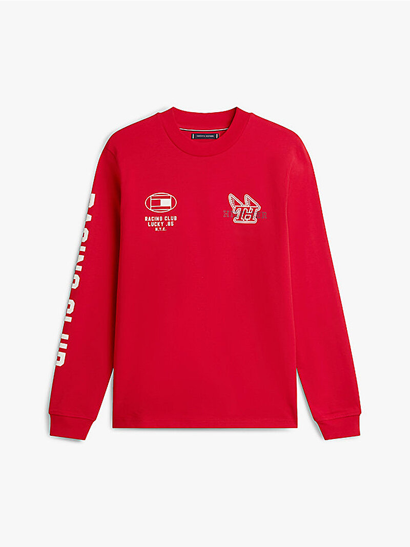 Erkek Modern Athleisure T-shirt Kırmızı MW0MW41467XLD