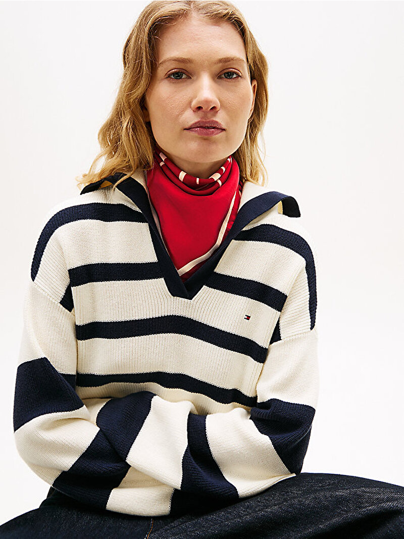 Kadın Tommy Atkı Kırmızı AW0AW182230KP