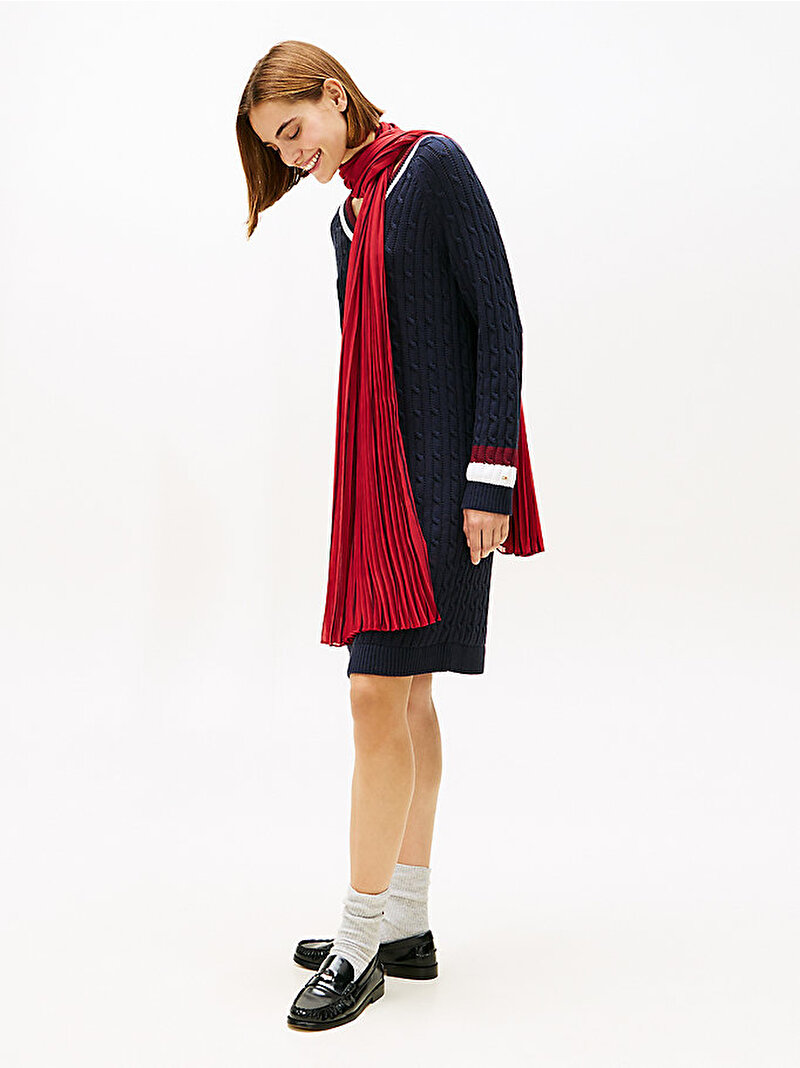 Kadın Chain Silk Atkı Kırmızı AW0AW182770F4