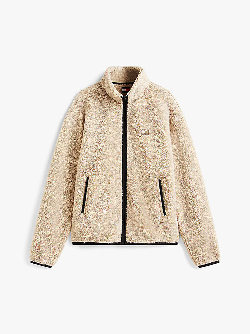 Erkek TJM Relax Badge Sweatshirt Bej DM0DM22345ABY