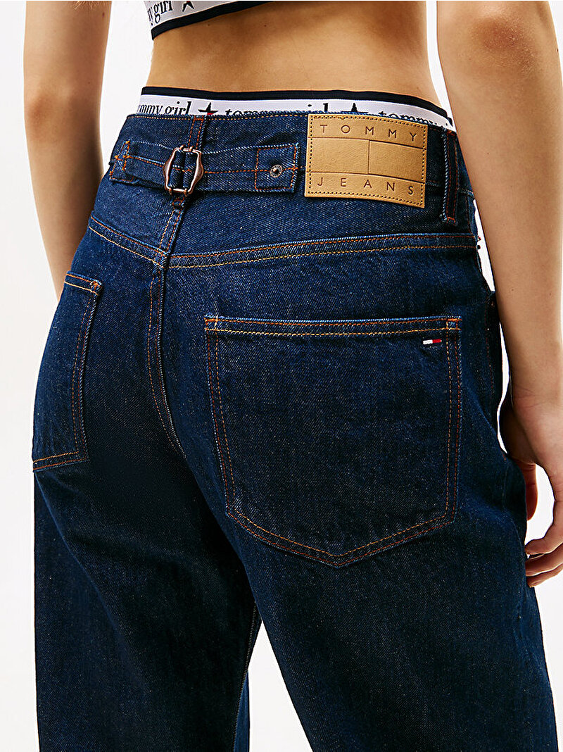 Kadın Mia Relaxed Jean Pantolon Lacivert DW0DW218101BK