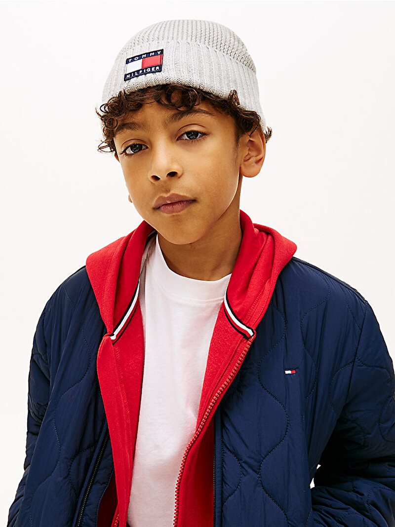 Çocuk Unisex Heritage Flag Bere Gri KA0KA00031P01