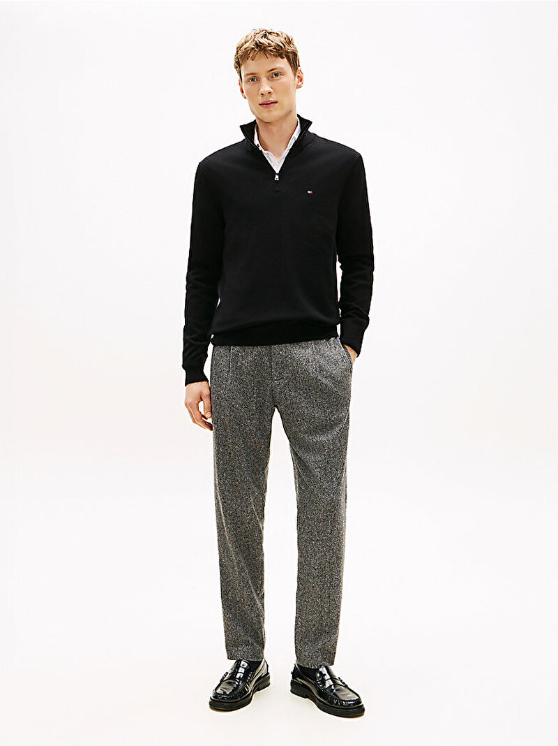 Erkek Essential Cotton Kazak Siyah MW0MW37331BDS