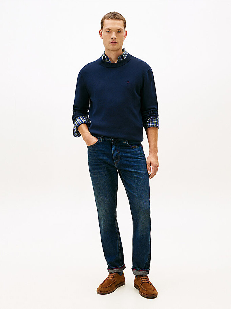 Erkek Full Milano Crew Kazak Lacivert MW0MW41649C1G