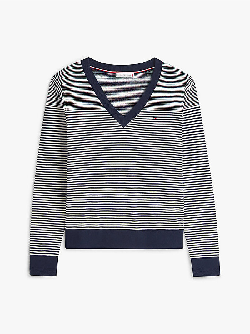 Kadın Jersey Fine Kazak Lacivert WW0WW400980A9