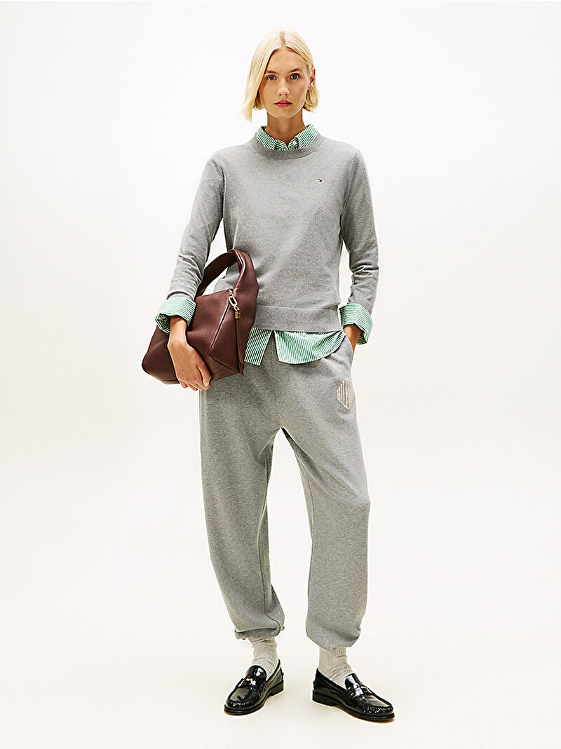 Kadın Jersey Fine Kazak Gri WW0WW44984P61