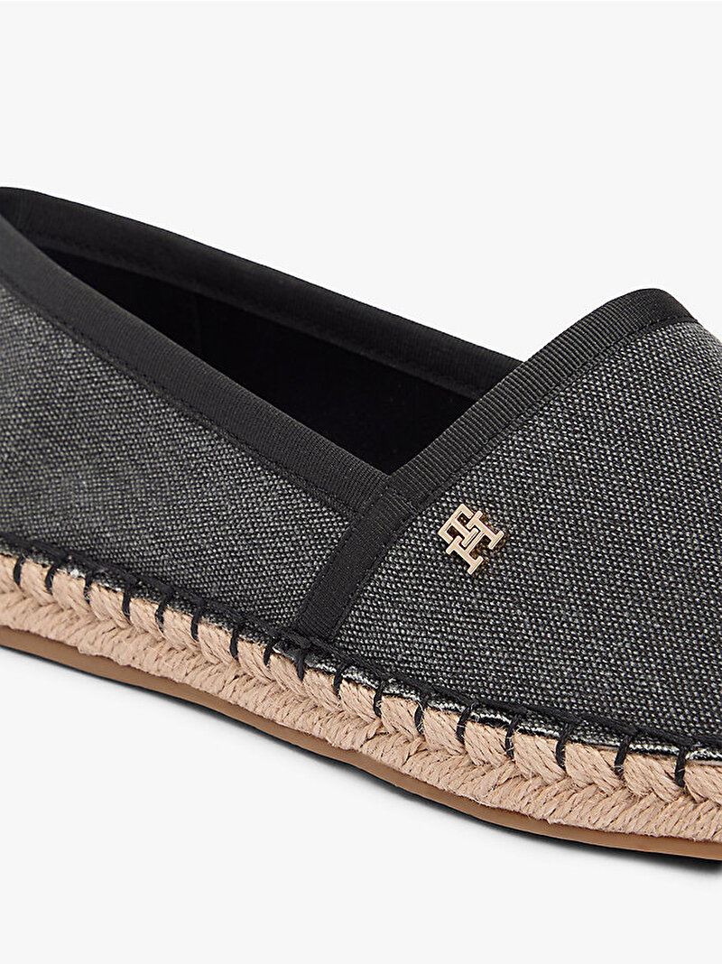 Kadın Hilfiger Slip On Espadril Siyah FW0FW09007BDS