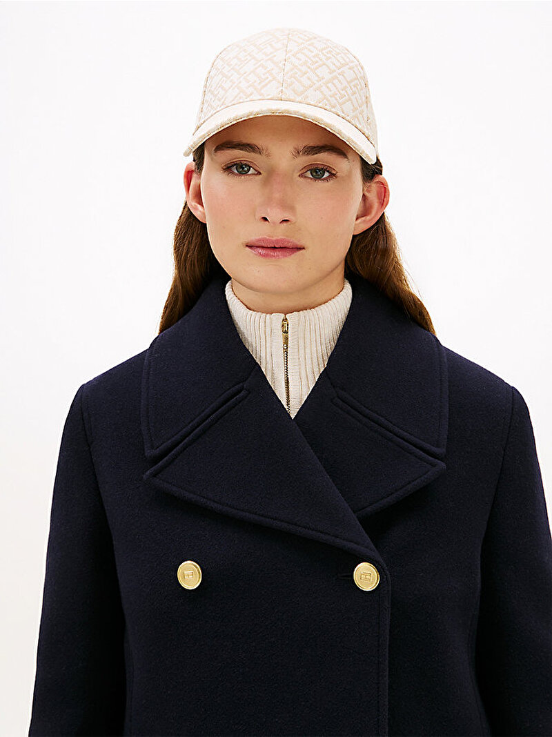 Kadın TH Monogram Şapka Bej AW0AW18058AEO