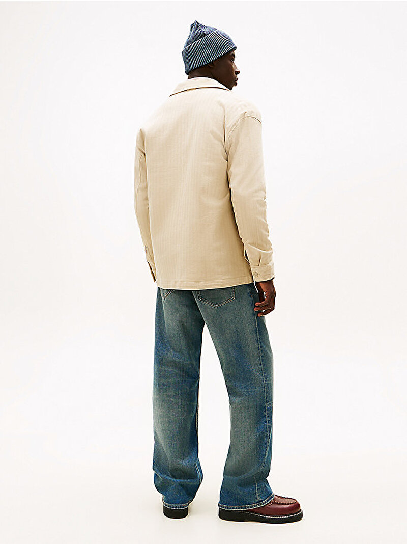 Erkek TJM Essential Herring Gömlek Bej DM0DM22407ABY