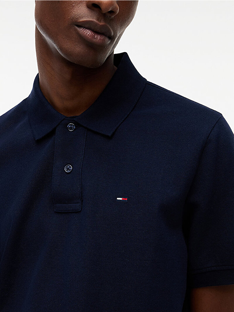 Erkek TJM Regular Essential Polo T-shirt Lacivert DM0DM22711C1G