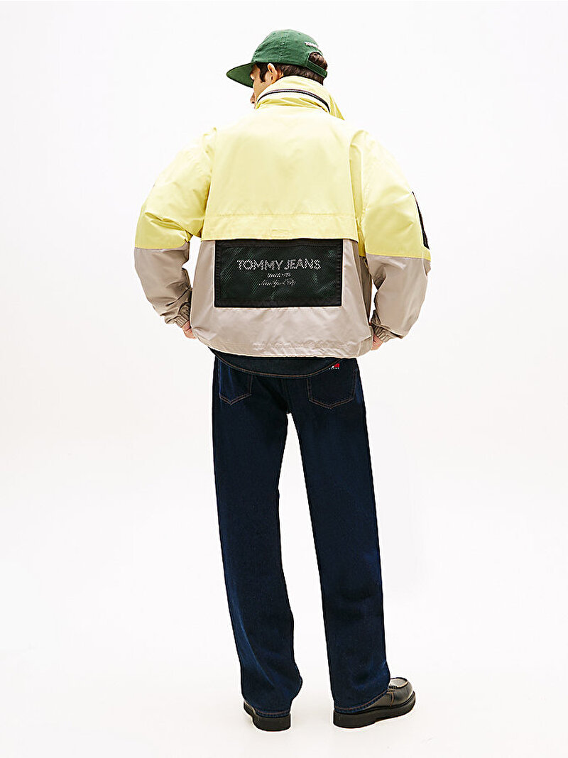 Erkek TJM Colorblock Rüzgarlık Ceket Çok renkli DM0DM22739PKE