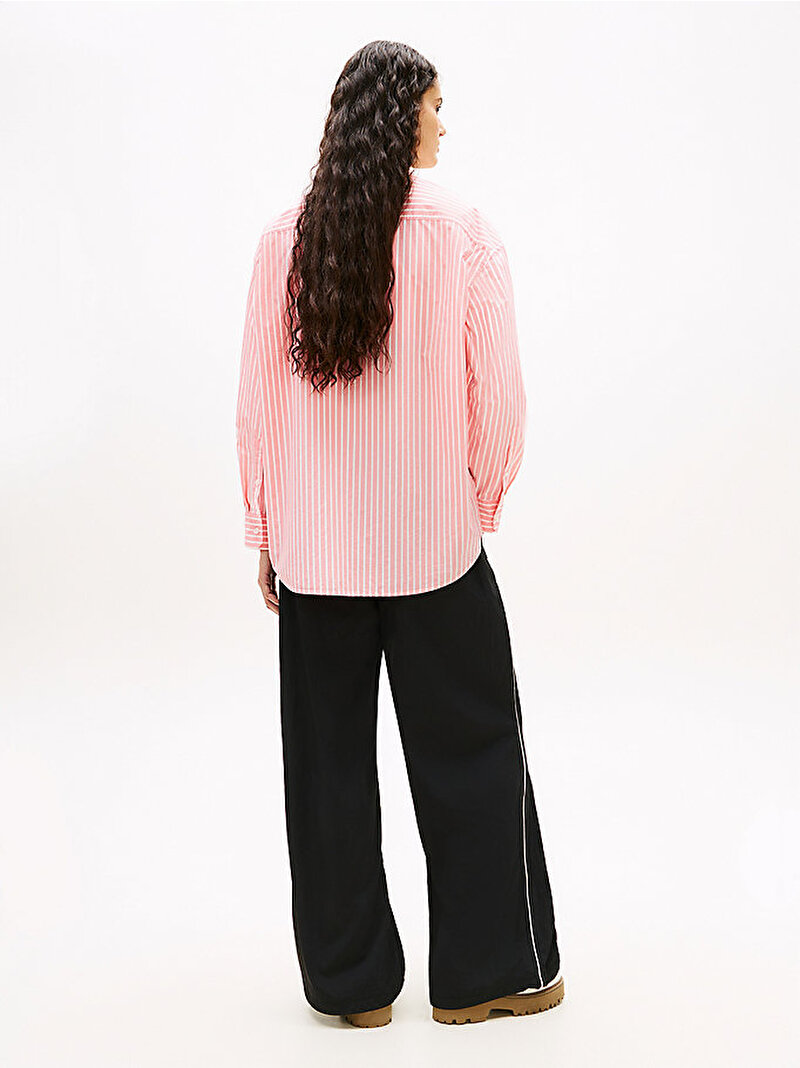 Kadın TJW Overshirt Gömlek Pembe DW0DW222180D2