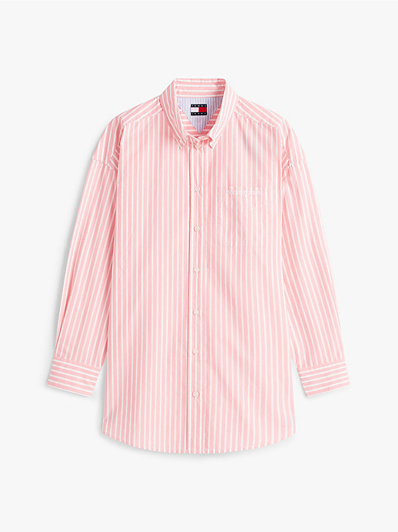 Kadın TJW Overshirt Gömlek Pembe DW0DW222180D2