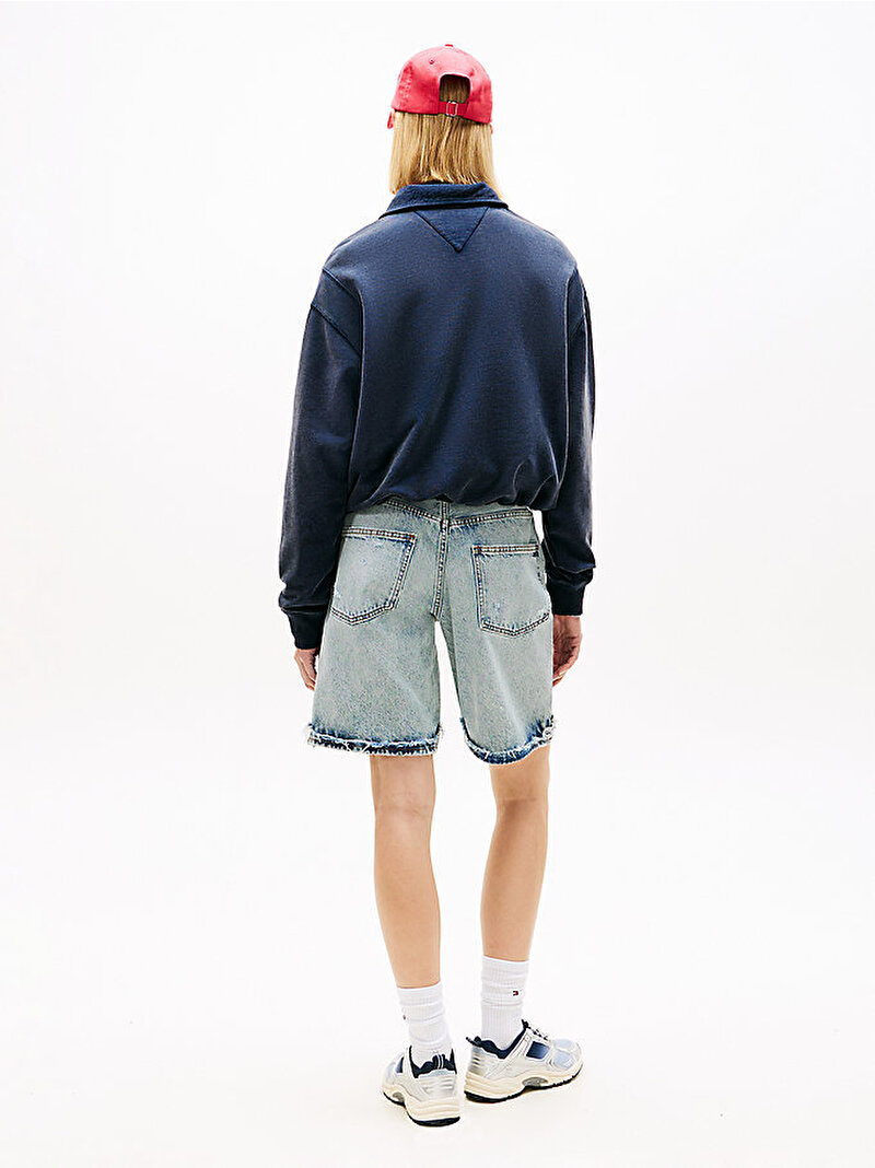 Kadın TJW Relax Varsity Sweatshirt Lacivert DW0DW22364C1G