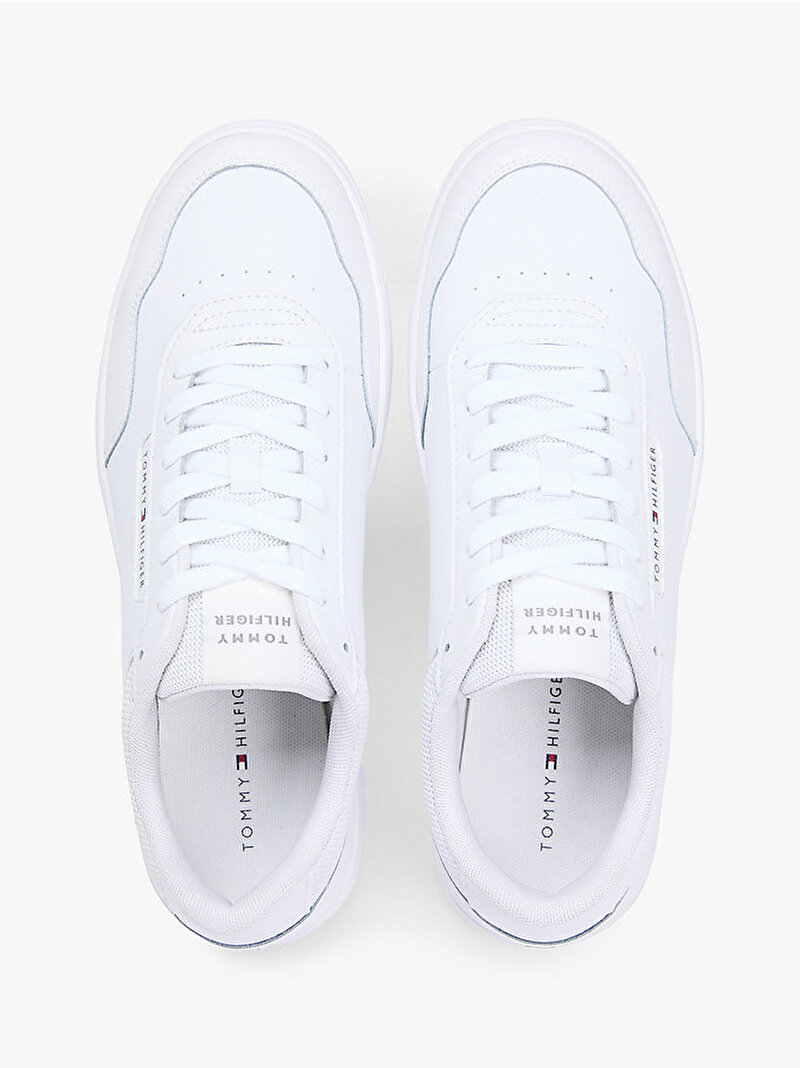 Erkek TH Basket Core Lite Sneaker Beyaz FM0FM05713YBS