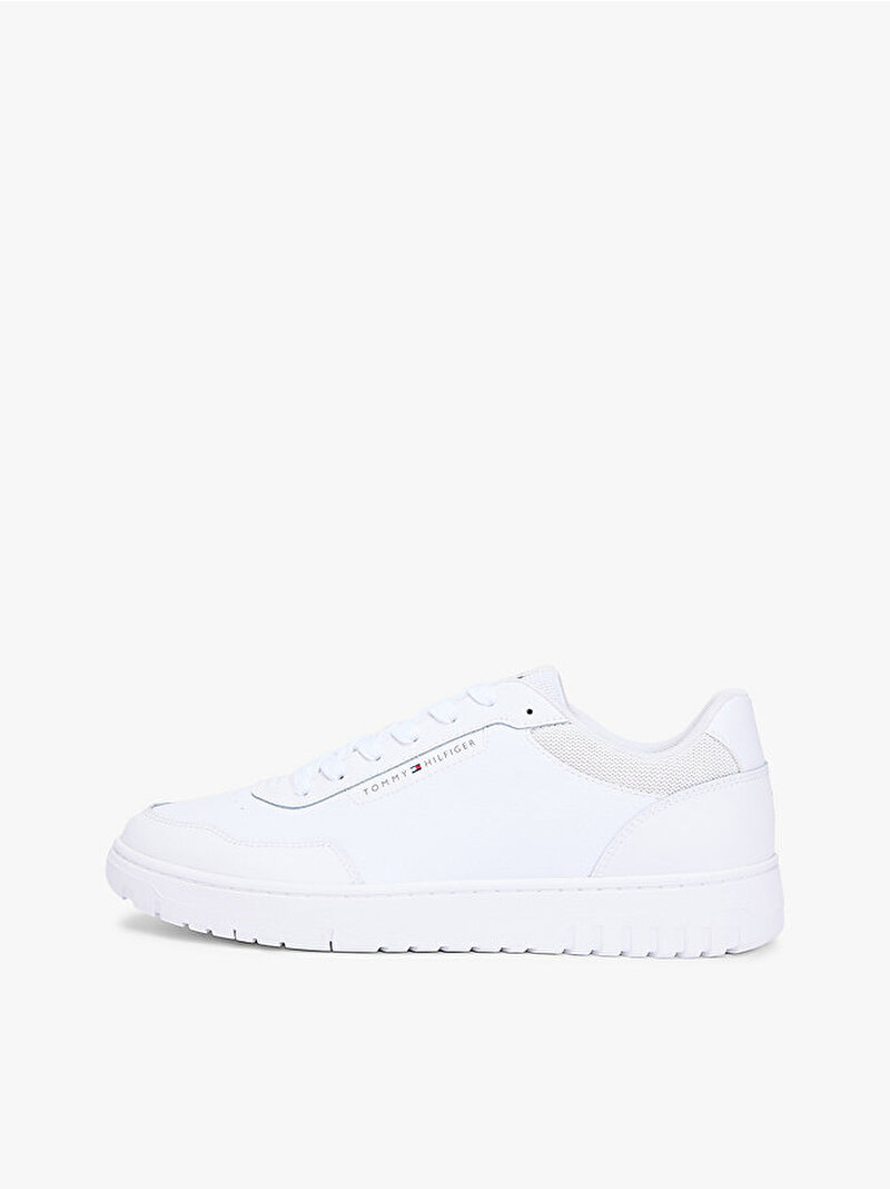 Erkek TH Basket Core Lite Sneaker Beyaz FM0FM05713YBS