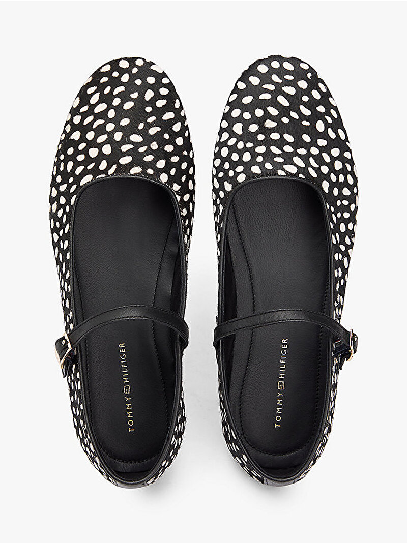 Kadın TH Buckle Calf Babet Siyah FW0FW09167BDS