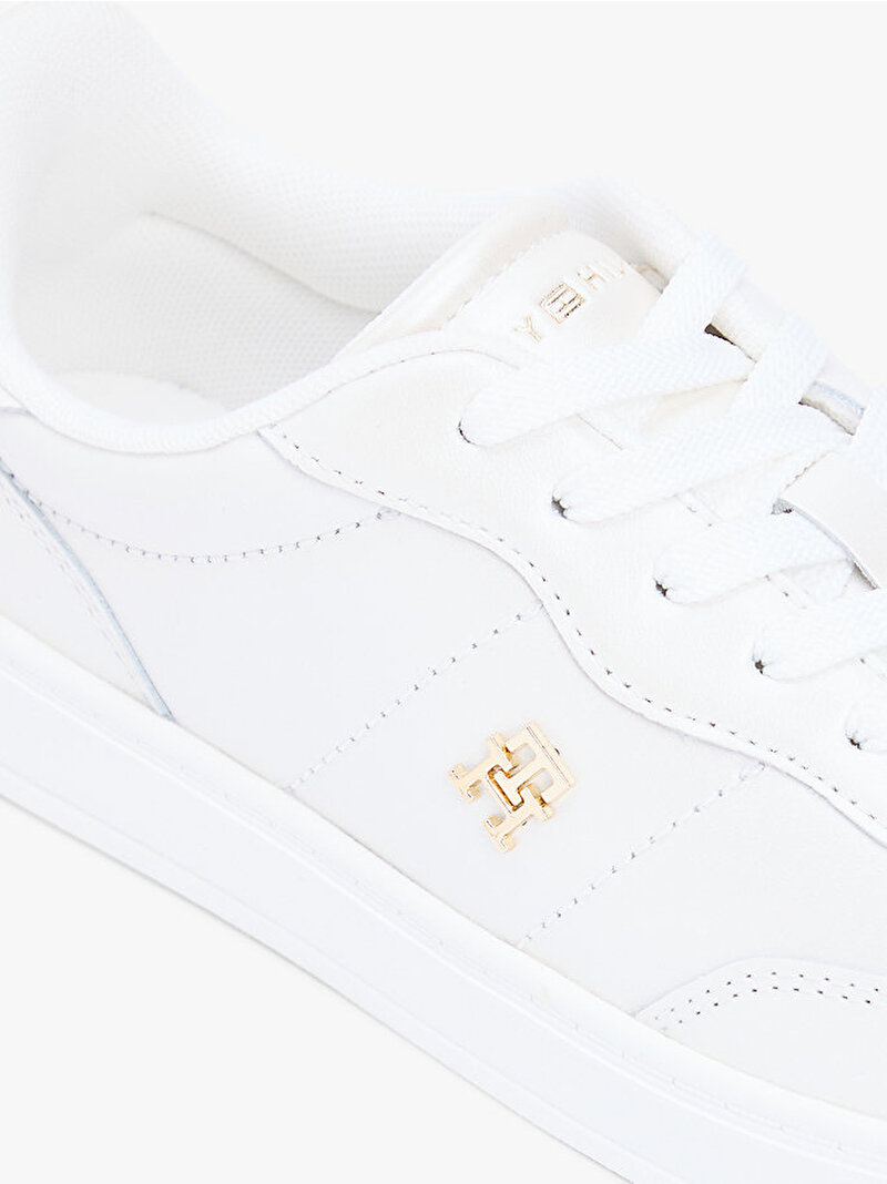 Kadın TH Heritage Shiny Sneaker Ekru FW0FW09179YBL