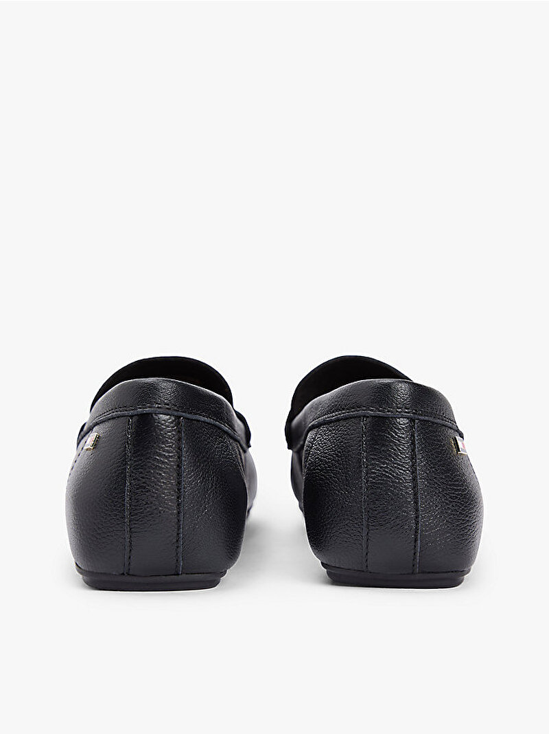 Kadın Flag Leather Driver Loafer Siyah FW0FW09350BDS