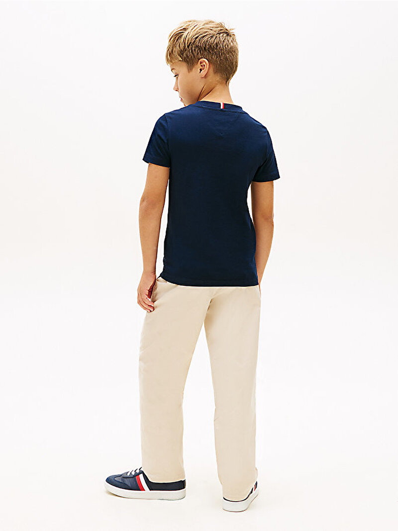 Erkek Çocuk Monogram Graphic T-shirt Lacivert KB0KB10263C1G